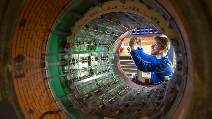 Man in the green operation room
