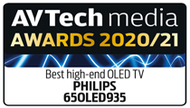 Avtech Media Awards 2020/21 Best High-end OLED TV